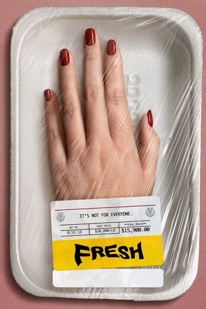 Fresh Movie Review and summary Horror Film Poster Daisy Edgar-Jones Sabastian Stan Sundance Festival