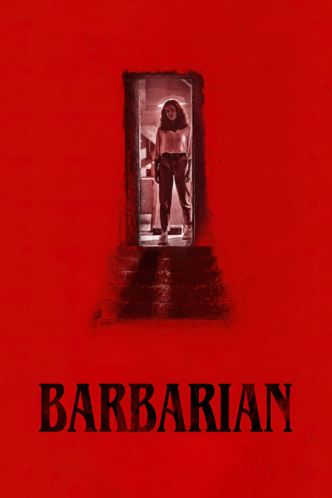 Barbarian Movie Poster and Review Zach Cregger Justin Long top horror movies 2022