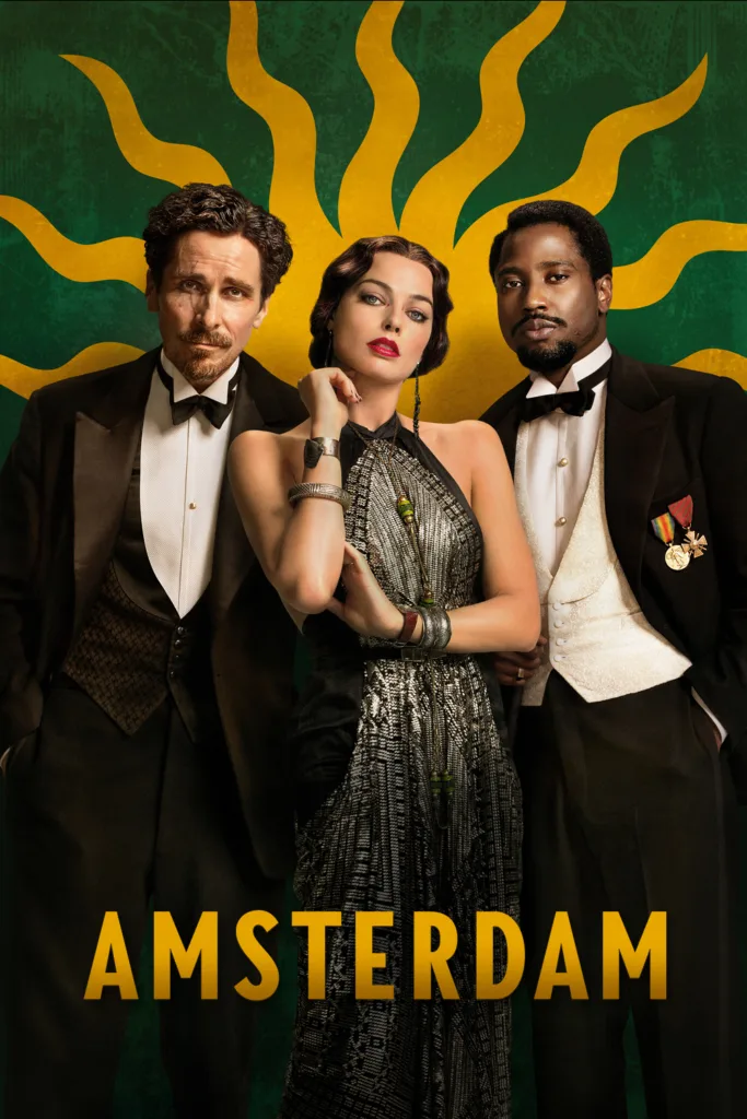 Amsterdam David O Russell Christian Bale Margot Robbie Movie Review Poster Film