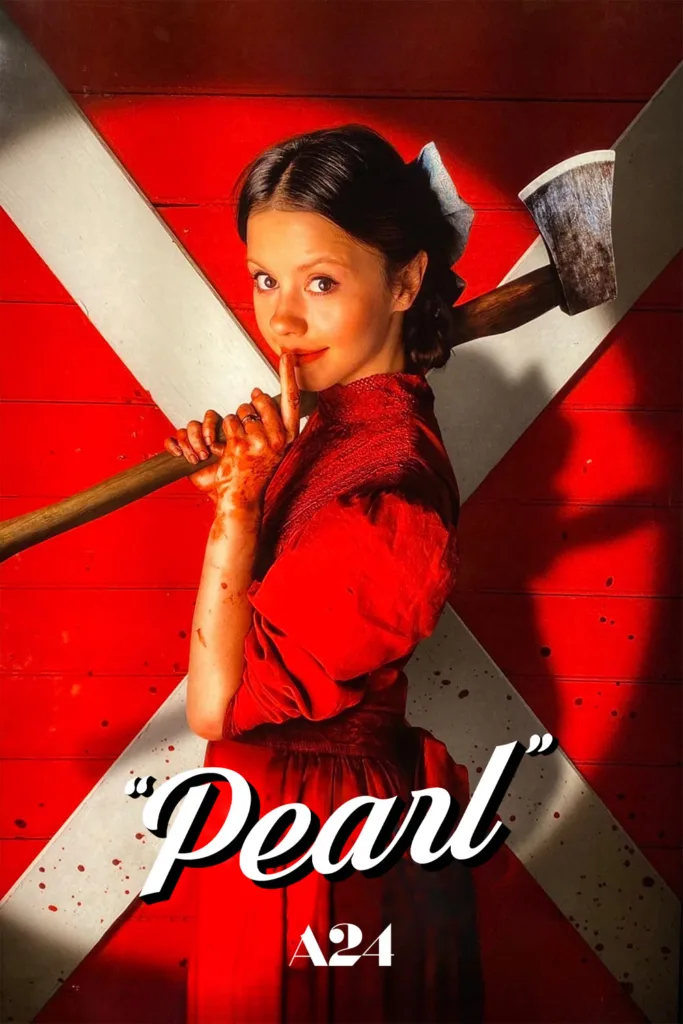 Pearl movie poster and review Ti West Mia Goth