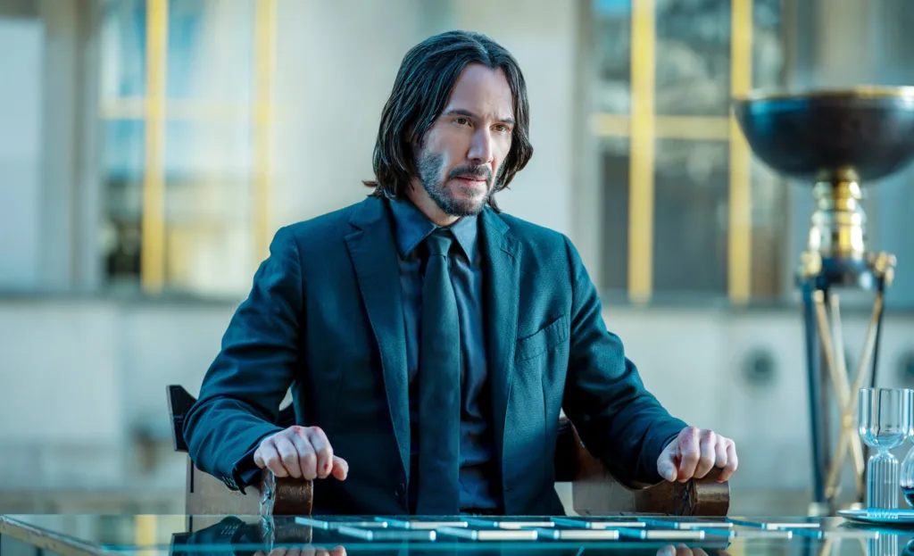 John Wick Chapter 4 Movie with Keanu Reeves and director Chad Stahelski
