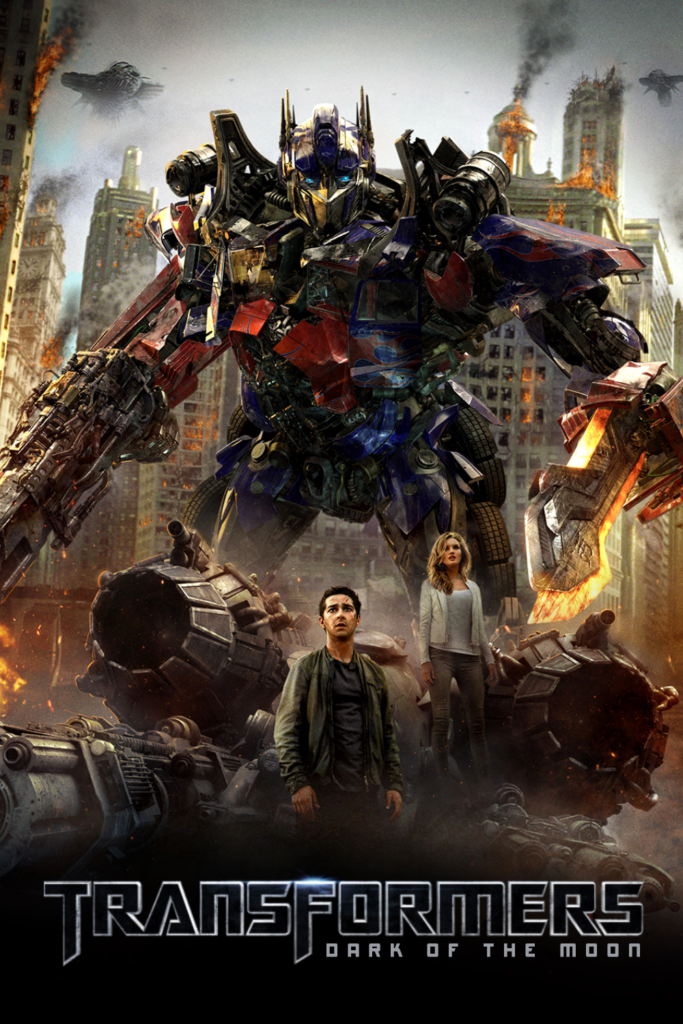 Transformers dark of the moon movie poster