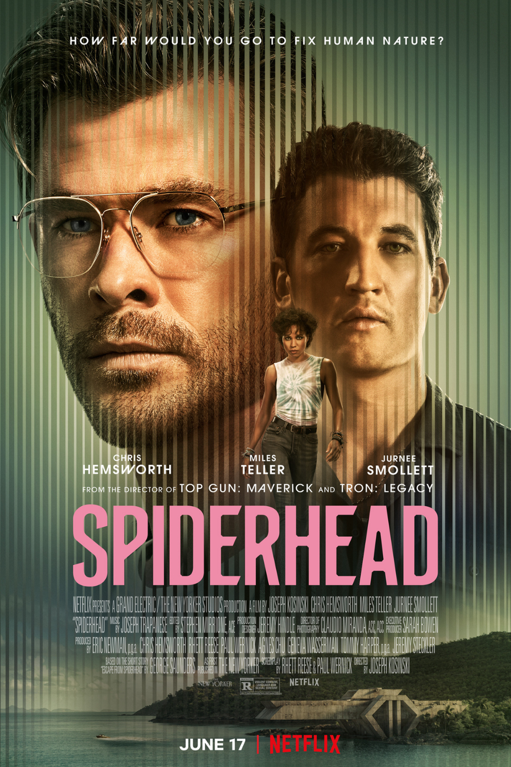 Spiderhead movie poster