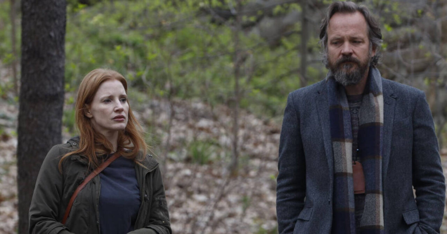 jessica chastain and peter sarsgaard in memory film 2023