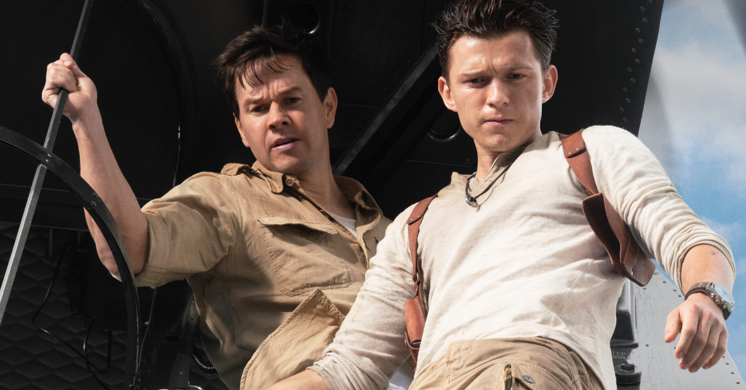 mark wahlberg tom holland uncharted movie review 2022 video game film