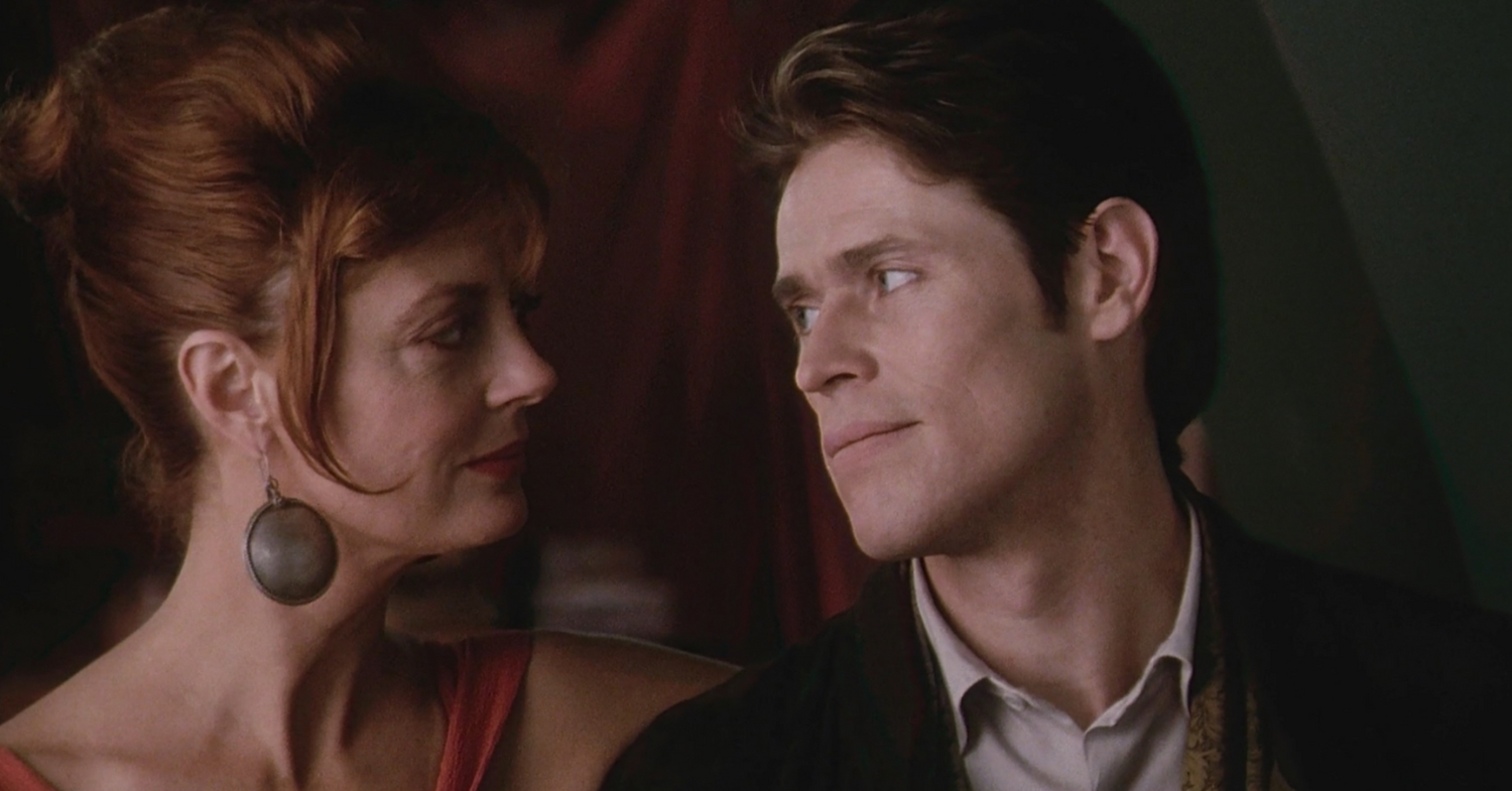 Ann (Susan Sarandon) and John LeTour (Willem Dafoe) in Light Sleeper (1992), directed by Paul Schrader