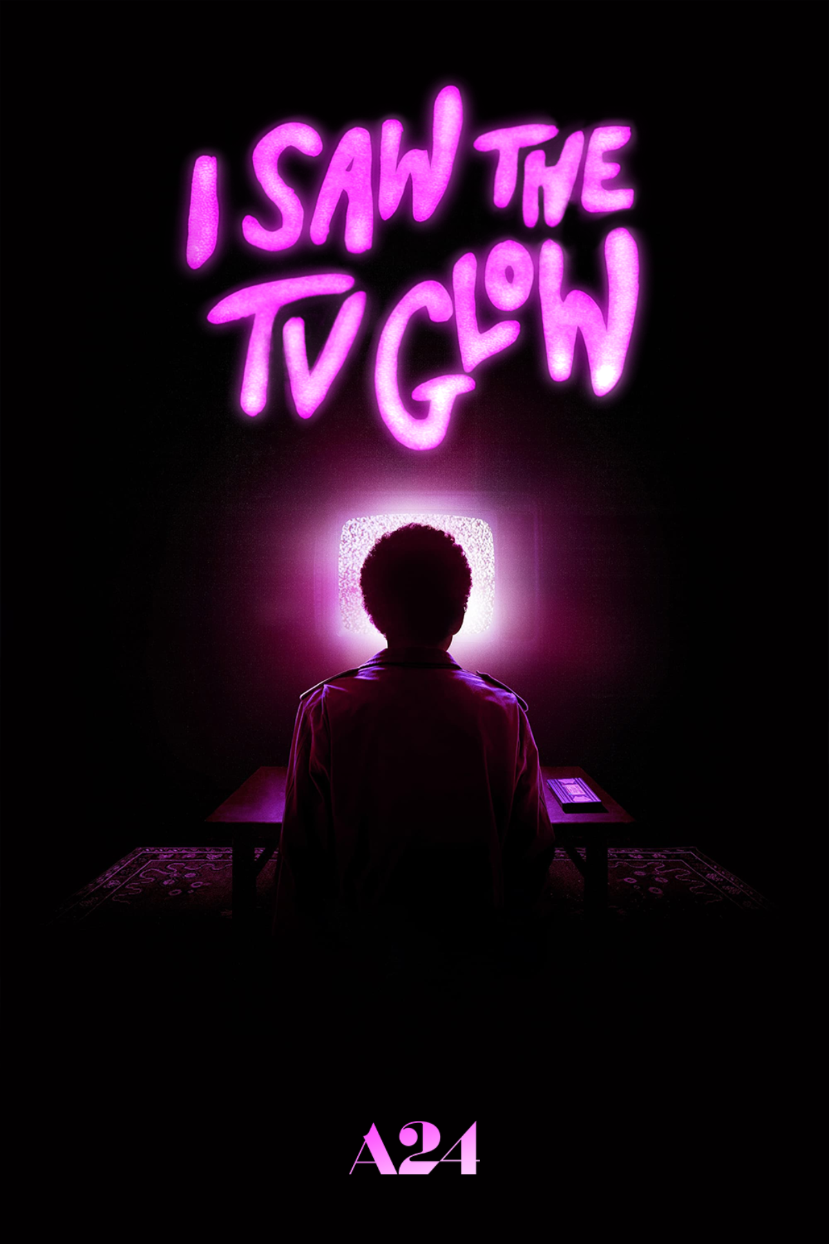 i saw the tv glow movie poster 2024