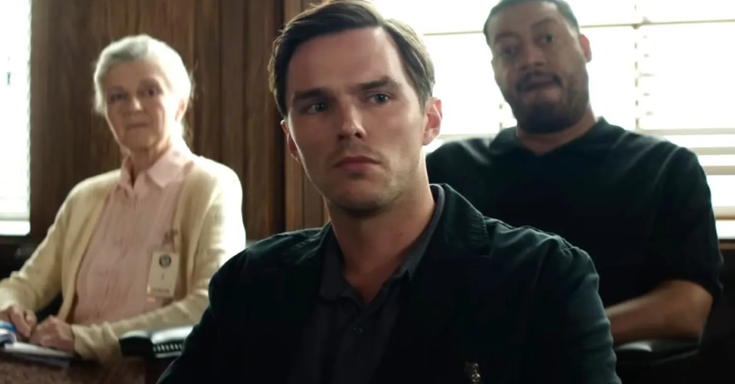 Nicholas Hoult in Juror #2 (2024), directed by Clint Eastwood