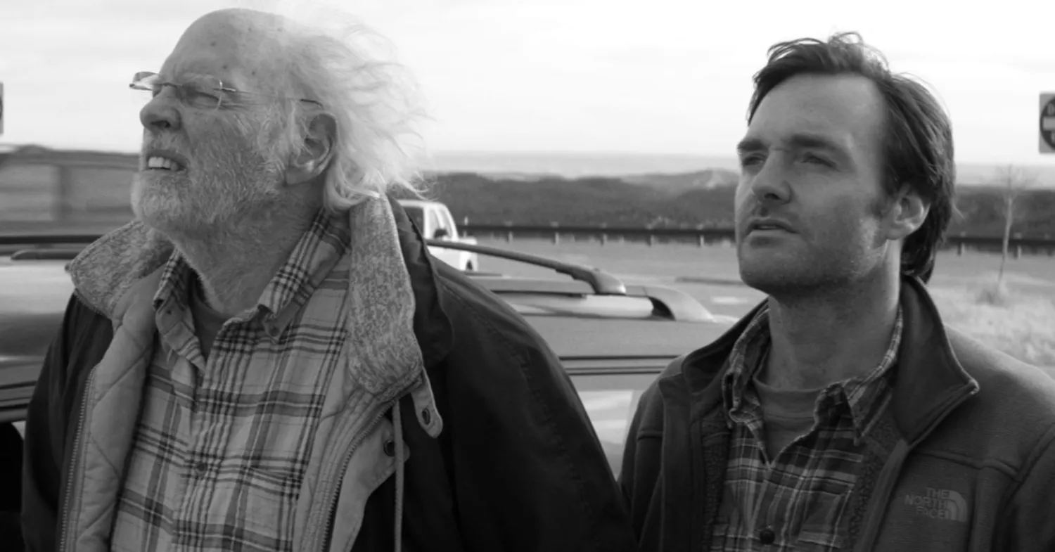 Will Forte and Bruce Dern in Nebraska (2013), directed by Alexander Payne