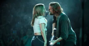 Lady Gaga and Bradley Cooper in A Star is Born (2018)