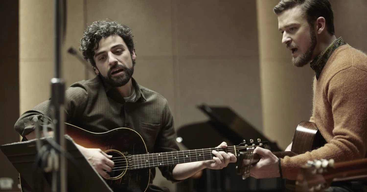 Oscar Isaac and Justin Timberlake in Inside Llewyn Davis (2013)