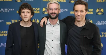 Riley Stearns with Jesse Eisenberg and Alessandro Nivola from The Art of Self-Defense (2019)