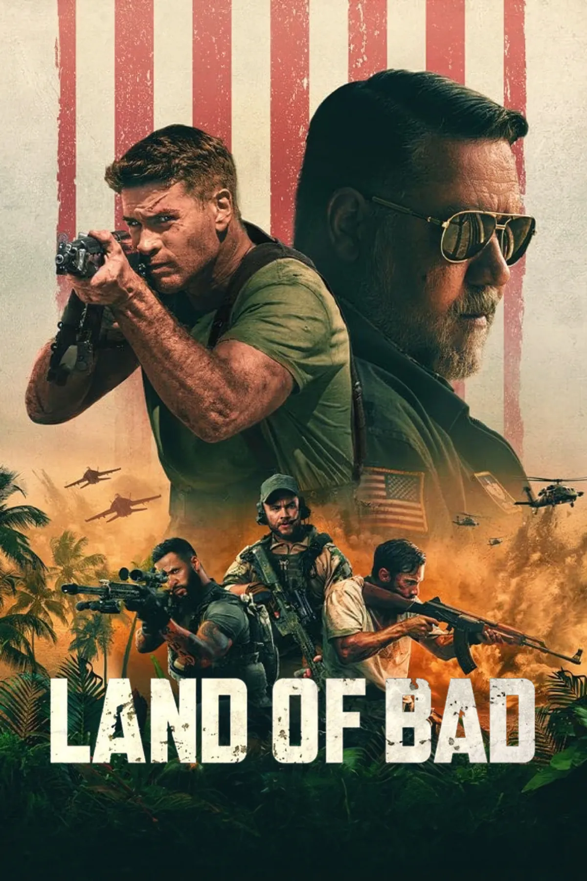 Land of Bad movie poster (2024)