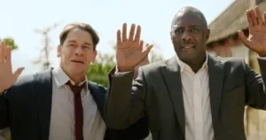 John Cena and Idris Elba in Heads of State (2025)