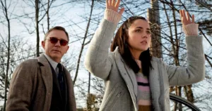 Daniel Craig and Ana de Armas in Knives Out (2019)