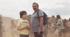 Sergi López and Bruno Núñez in Sirāt (2026)