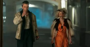 Christian Bale and Jessie Buckley in The Bride! (2026)